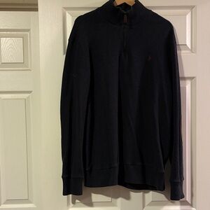 Ralph Lauren Men's Dark Zip-Up Sweater
